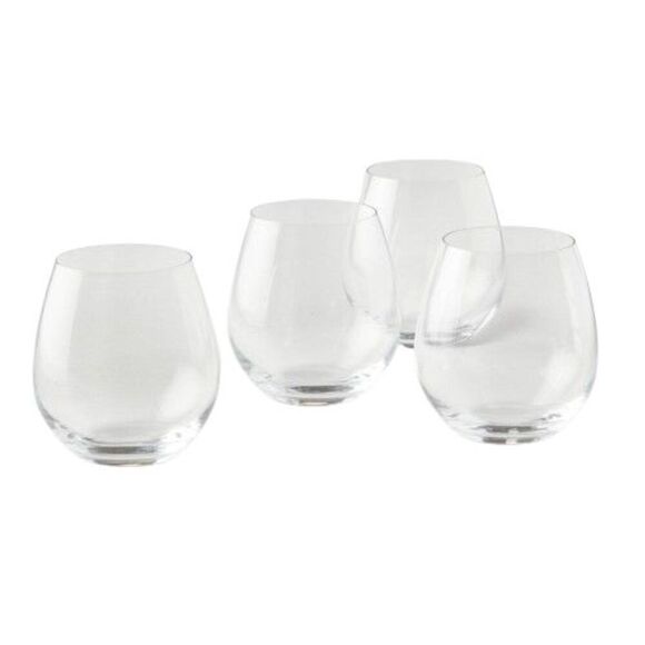 Threshold Signature - Crystal Red Wine Glasses Set o Red - Picture 4 of 4
